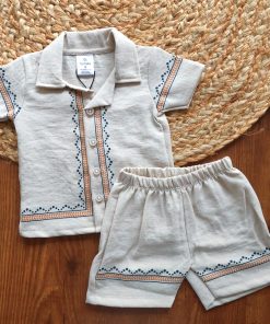 Shirt and Shorts Set - Beige - TSH
