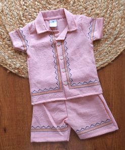 Shirt and Shorts Set - Pink - TSH - Image 2