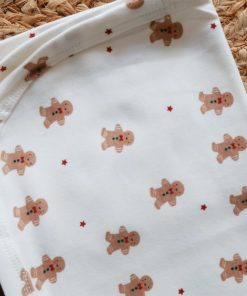 Hooded Blanket - 60x80cm - Off White with Brown Bear - HBL1 - Image 2