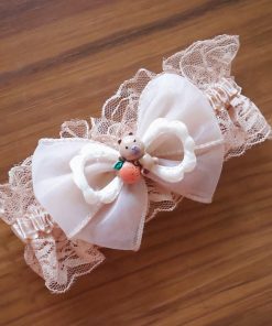 Baby Girl Head Band - Light Coffee Brown - HB1