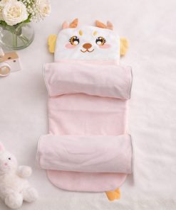 Premium Baby Head Shaping Pillow and Bolster Set - Pink Sanrio Character -  PL1