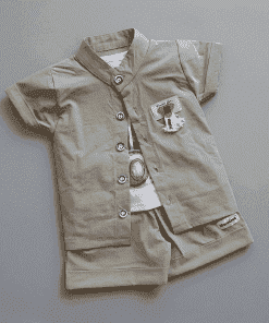 Shirt and Shorts Set - Beige - TSH