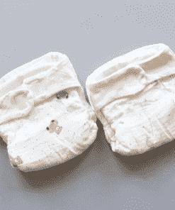Crinkled Muslin Cloth Diaper Pack of 2 - Moon + Teddy Bear - CDP1