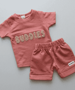 Premium Cotton Co-ord Set - Dusty Rose - TSH1