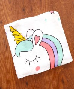 Cotton Swaddle - SW1 - 105x105 cm - Unicorn