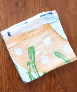 Cotton Swaddle - SW1 - 105x105 cm - Blue Bear