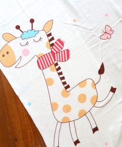 Alternative view of Cotton Swaddle - SW1 - 105x105 cm - Giraffe