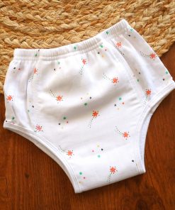 Full Padded underwear - Organic Cotton - Flying Star - PU1