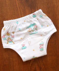 Padded underwear - Organic Cotton - Green Play Teddy - PU1