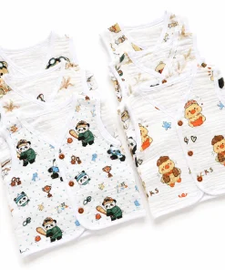 Assorted Baby Premium Crinkled Jhabla - Pack of 6 - JH1