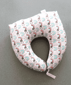 Mother Feeding Pillow - Maroon and Brown Rainbow - MFPL
