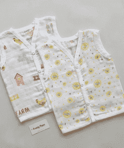 Muslin Cotton Jhabla - Pack of 2 - Farm and Sun - JH1