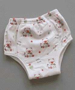Full Padded underwear - Organic Cotton - Love Bear - PU1