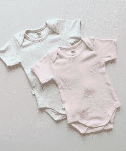 Romper/Onesie - Combo Pack of 2 - Purple Stripe +Blue Star - AZBS