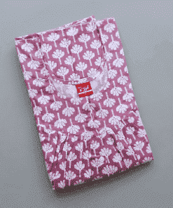 Maternity Feeding Front Open Nighty - Light Grape - MFN