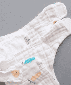 Assorted Crinkled Muslin Nappy - Pack of 5 - NP1 - Image 4