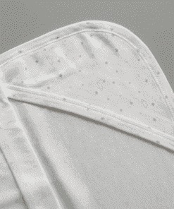 Hooded Blanket - 60x80cm - White and Star with Cloud - HBL1 - Image 3