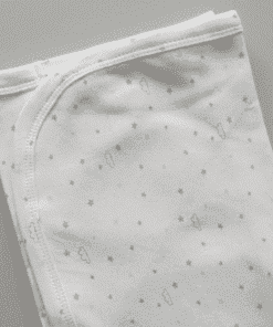 Hooded Blanket - 60x80cm - White and Star with Cloud - HBL1 - Image 2