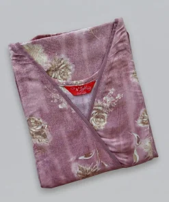 Short Feeding Kurty - Onion Pink with Cream Flower - MCFK