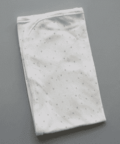 Hooded Blanket - 60x80cm - White and Star with Cloud -  HBL1