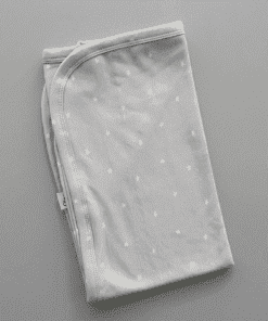 Hooded Blanket - 60x80cm - Light Ash with White Star -  HBL1