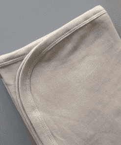 Hooded Blanket - 60x80cm - Beige Thick Stripe -  HBL1 - Image 2