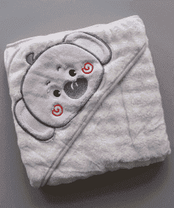 Micro Fiber Hooded Blanket - 90x85cm - Light Purple with Koala - HBL