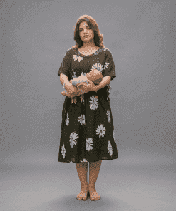 Alternative view of Short Feeding Kaftan - Dark Grey - MCFK