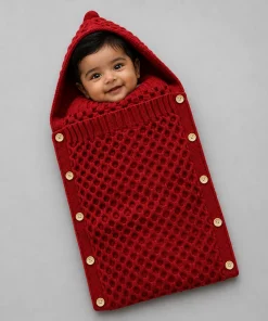 Alternative view of Premium Baby Sleeping Bag - Maroon - SBG