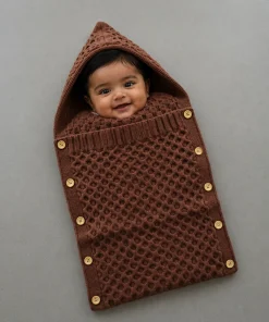 Alternative view of Premium Baby Sleeping Bag - Coffee Brown - SBG