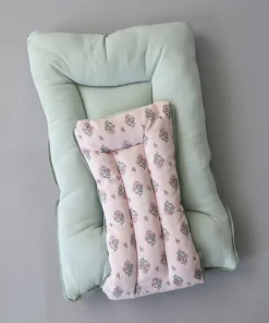 Soft Cotton Kangaroo Wrapper - Soft Pink with Floral - KW1 - Image 2