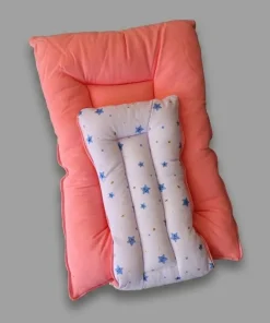 Soft Cotton Kangaroo Wrapper - Light lavender with Blue Star - KW1 - Image 2