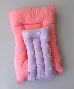 Soft Cotton Kangaroo Wrapper - lavender with Girl - KW1 - Image 2