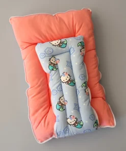 Soft Cotton Kangaroo Wrapper - Blue Kitty - KW1 - Image 2