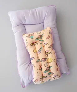 Soft Cotton Kangaroo Wrapper - Light Peach with Space - KW1 - Image 2
