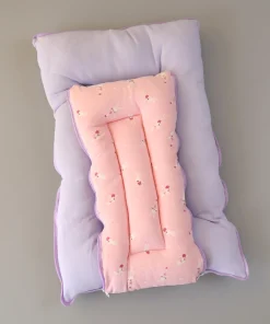 Soft Cotton Kangaroo Wrapper - Pink with Dancing Rabbit - KW1 - Image 2