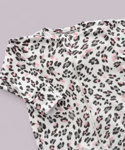 Sleeping Suit - Black Pink Print - SS1 - Image 2