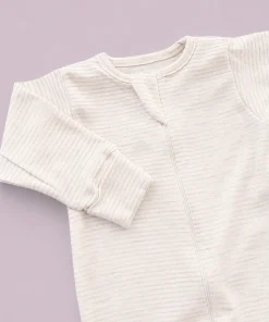 Sleeping Suit - Light Beige Stripe - SS1 - Image 2
