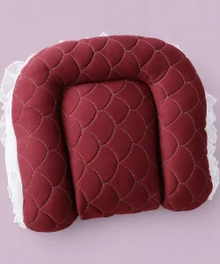 Premium Baby Nest Bed - Maroon and White - BS1 - Image 4