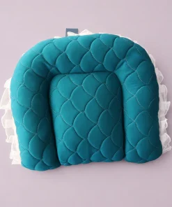 Premium Baby Nest Bed - Teal Green and White - BS1 - Image 4
