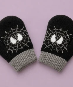 Woolen mittens  - Pack of 1 - Black Spider