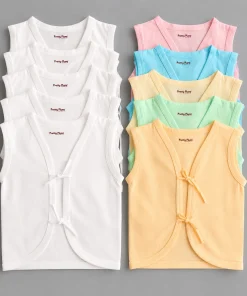Assorted Jhabla Combos - Pack of 10 - White  + Color - CM1