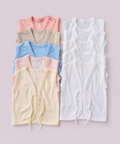 Assorted Knitted Cotton Jhabla Combo - Combo of Pack 10 - JH1