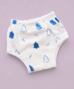 Alternative view of Organic Muslin Cotton Full Padded Underwear (Pack of 2) - Mountain + Blue Tree - PU1