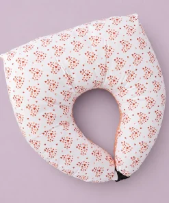 Mother Feeding Pillow - Orange Heart - MFPL