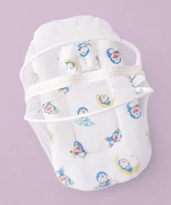 Crinkled Muslin Foldable Bedding Set - Doraemon- BS1 - Image 3