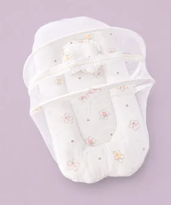 Crinkled Muslin Foldable Bedding Set - Star and Fruits - BS1 - Image 3