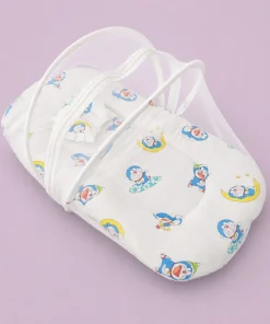 Crinkled Muslin Foldable Bedding Set - Doraemon- BS1 - Image 2