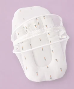 Crinkled Muslin Foldable Bedding Set - Carrot - BS1 - Image 3