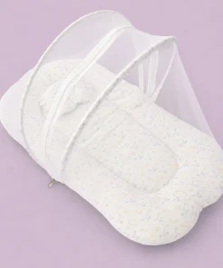 Crinkled Muslin Foldable Bedding Set - Floral - BS1 - Image 2